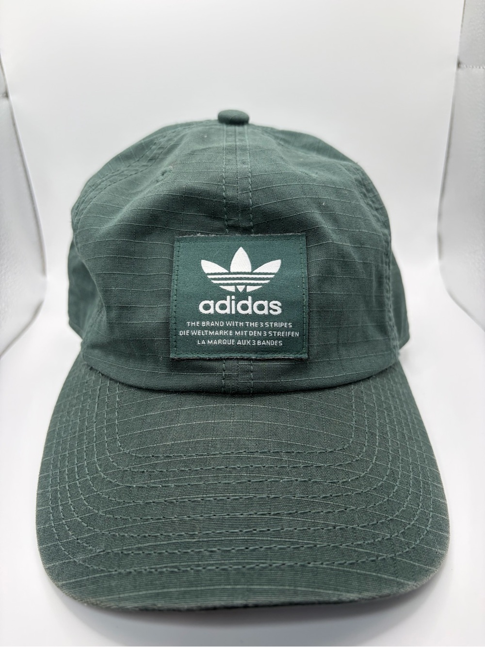 Adidas Originals Rewind Relaxed Adjustable Strapback Hat OS Trefoil Logo Green